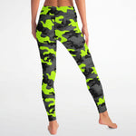 Melon Green Camo Leggings