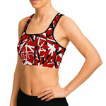 80s Distortion Sports Bra