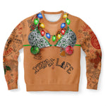 Funny Xmas Life Tattoo Bikini Top Party Animal Ornaments Ugly Christmas Sweater