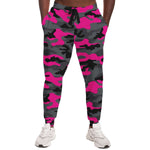 Unisex Pink Athletic Camouflage Joggers