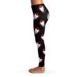 Women's Scary Clowns Movie Mid-rise Yoga Leggings Left