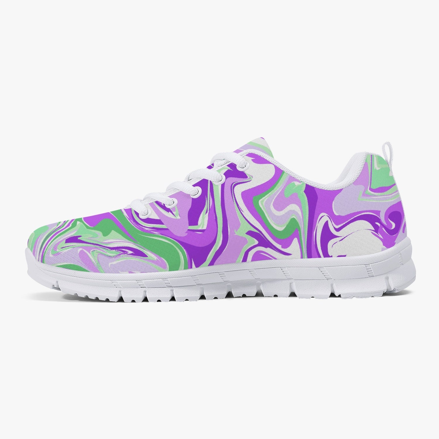 Purple Marble Sneakers