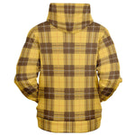 Yellow Plaid Hoodie