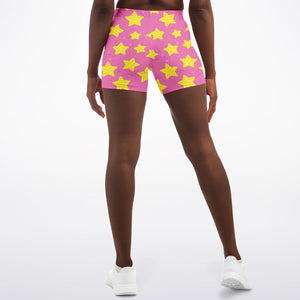 Pink Star Power Shorts