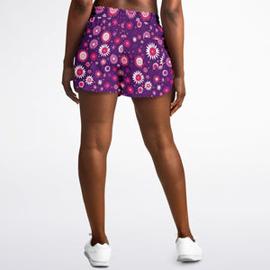 Flower Power Running Shorts