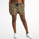 Desert Sand Snakeskin Running Shorts