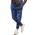 Blue Paisley Patchwork Joggers