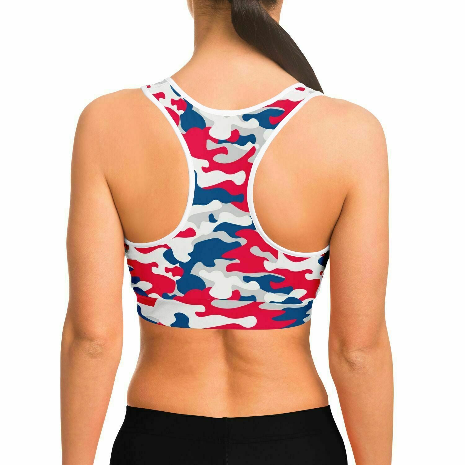 Urban Jungle RWB USA Camo Sports Bra