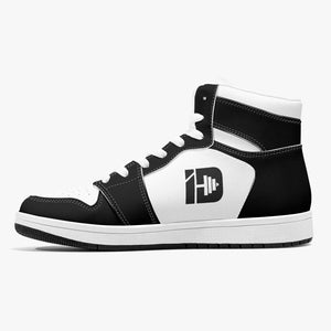 Unisex ID Leather High-Top Fashion Sneakers