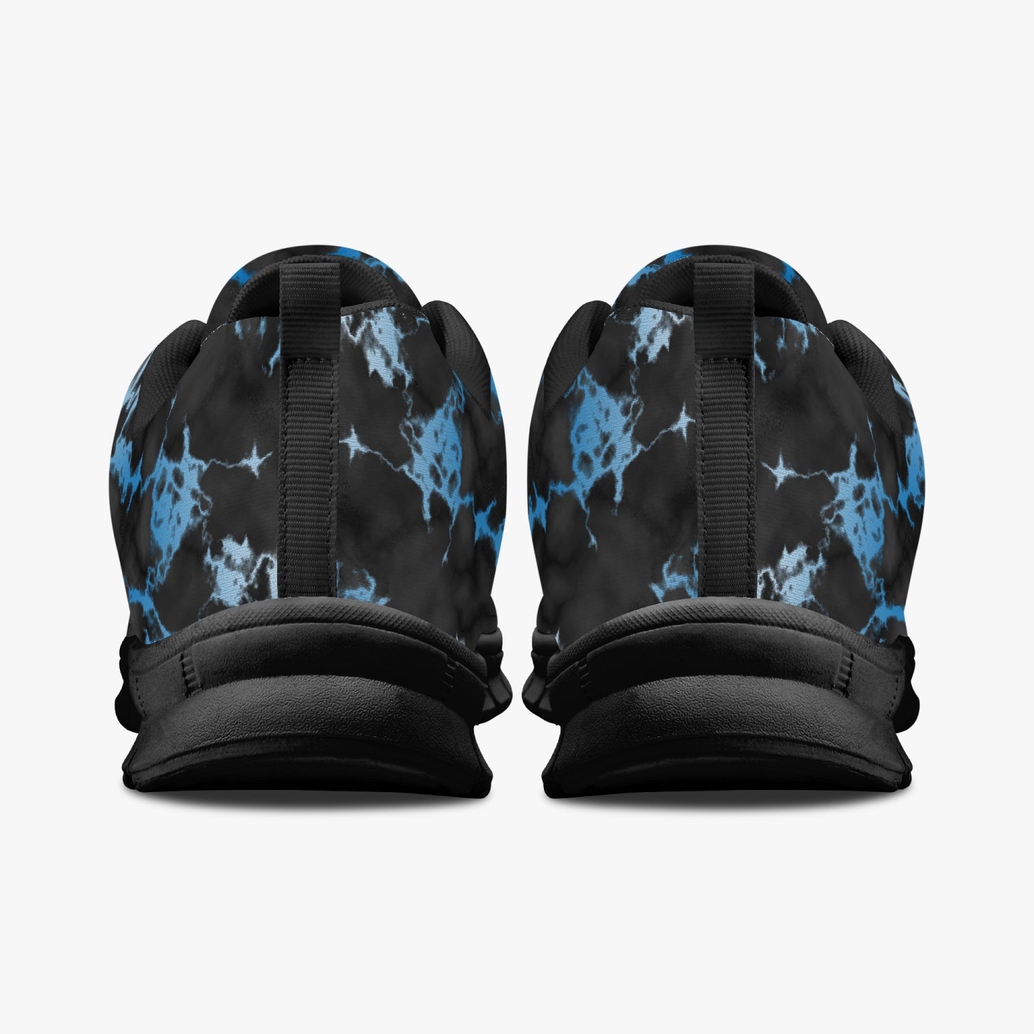 Black Blue Marble Sneakers