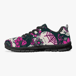 Pink Day Of The Dead Sneakers