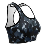 Women's Winter Soldier Camouflage Athletic Sports Bra Right