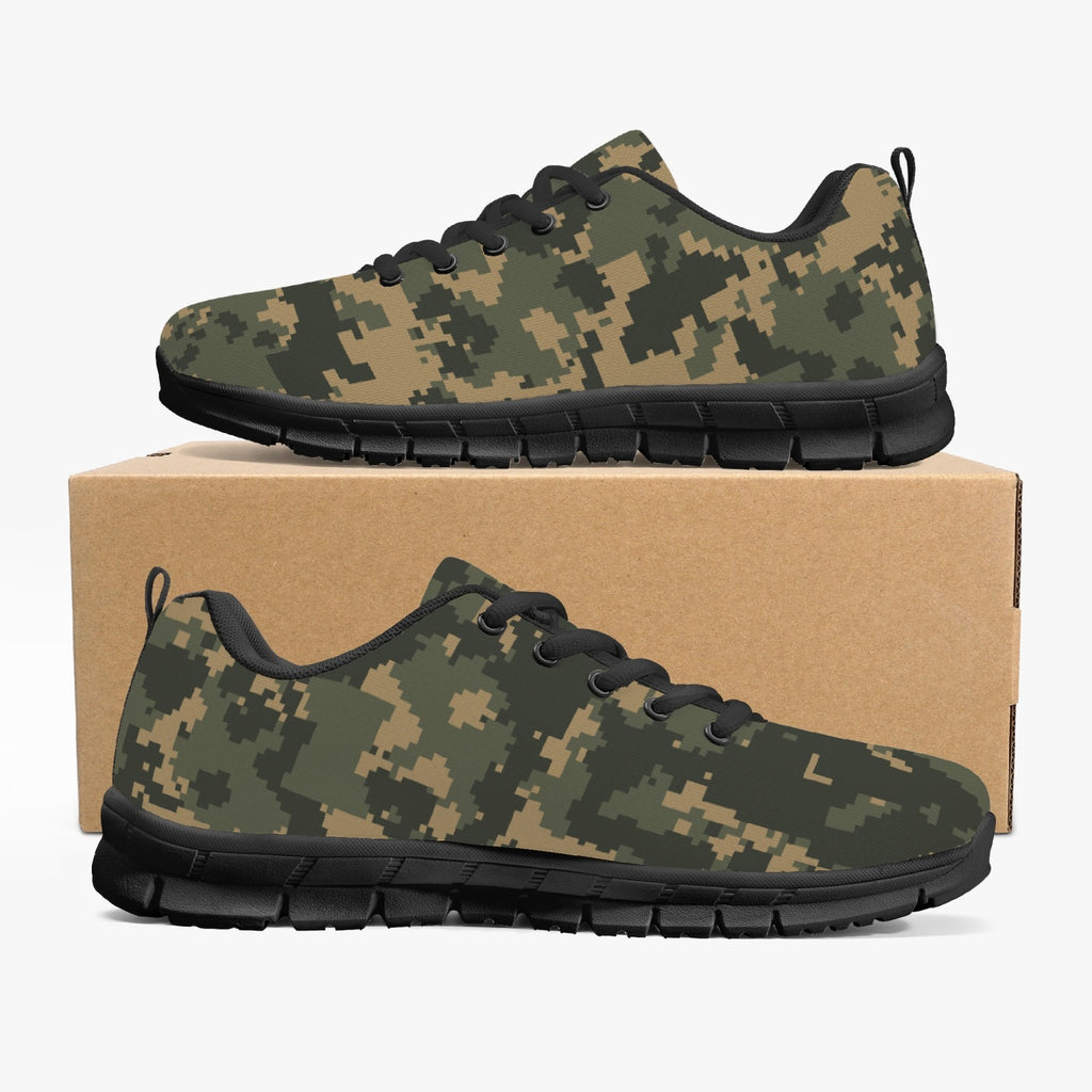 Digital Army Camo Sneakers