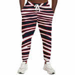 Women's Houston Texas Football Zebra Stripe Animal Pattern Athletic Joggers