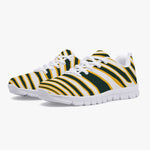 Green Bay Zebra Stripe Sneakers