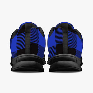 Blue Lumberjack Plaid Sneakers