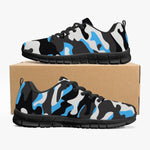 Women's Urban Jungle Carolina Blue White Black Camouflage Running Shoes Sneakers