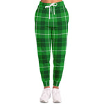 Green Plaid Joggers