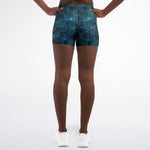 Blue Spider Web Shorts