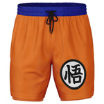 Men's 2-in-1 Goku Dragon Ball Kanji Gi Gym Shorts
