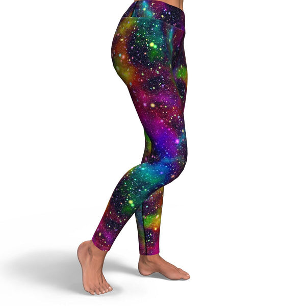 Buy Black Galaxy Leggings Bleached Yoga Pants Hand Dyed Patterned Women's  Men's Unisex Ladies Meggings Online in India - Etsy