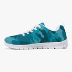 All Cyan Camo Sneakers