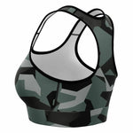 M90 Black Modern Warfare Camo Sports Bra