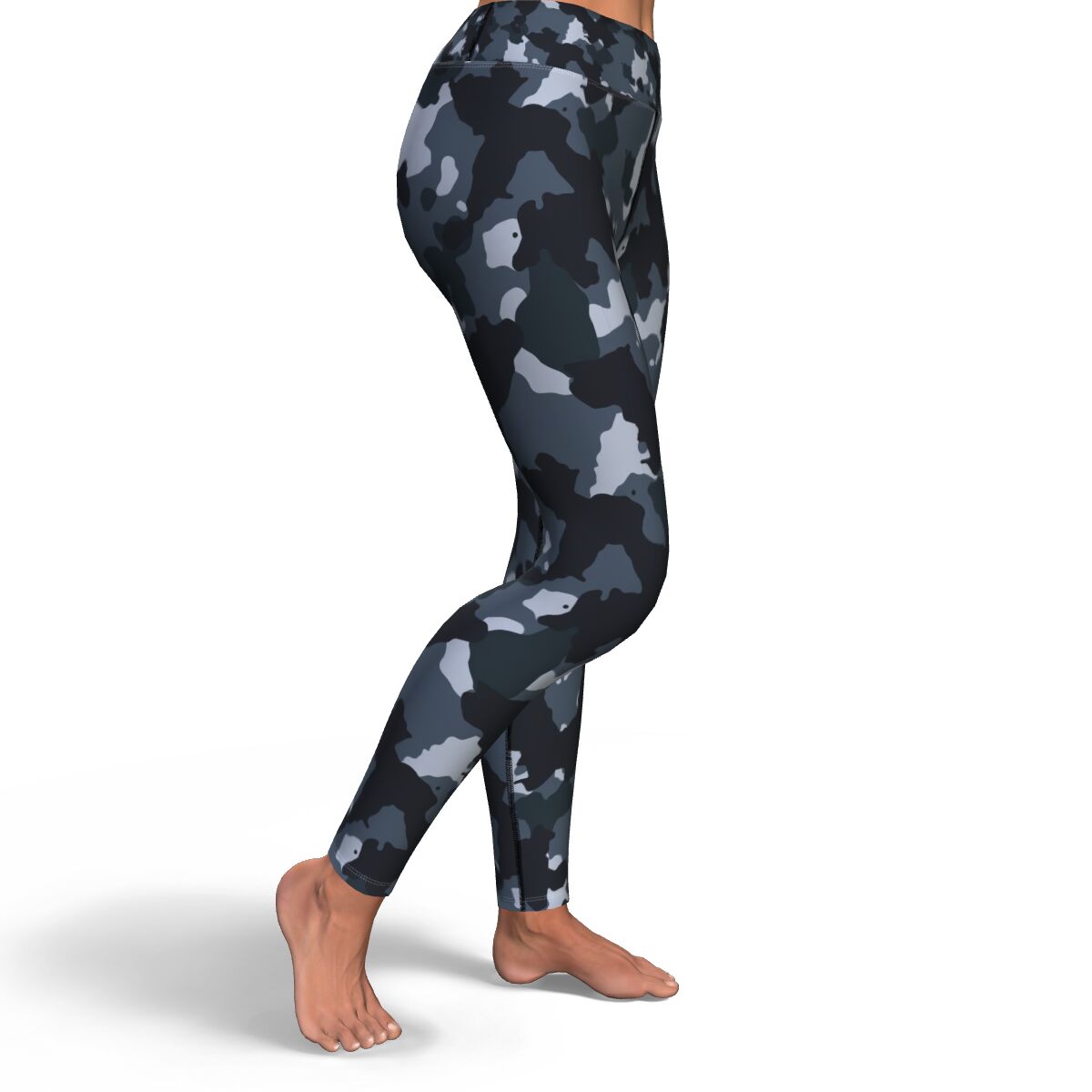 Women's Winter Soldier Camouflage High-waisted Leggings Right