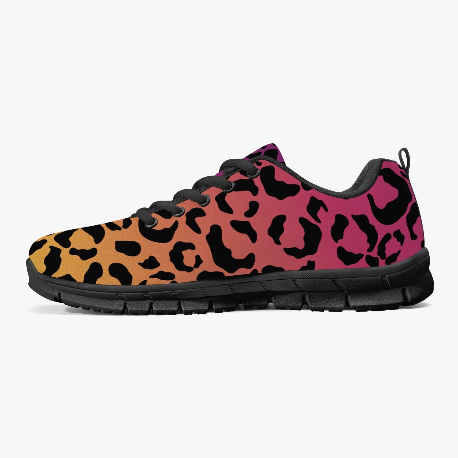 Red Yellow Leopard Sneakers