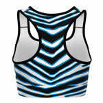 Carolina Zebra Sports Bra