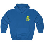 Blue Yellow One More Rep Graffiti Paint  Gym Fitness Weightlifting Powerlifting CrossFit Hoodie Front