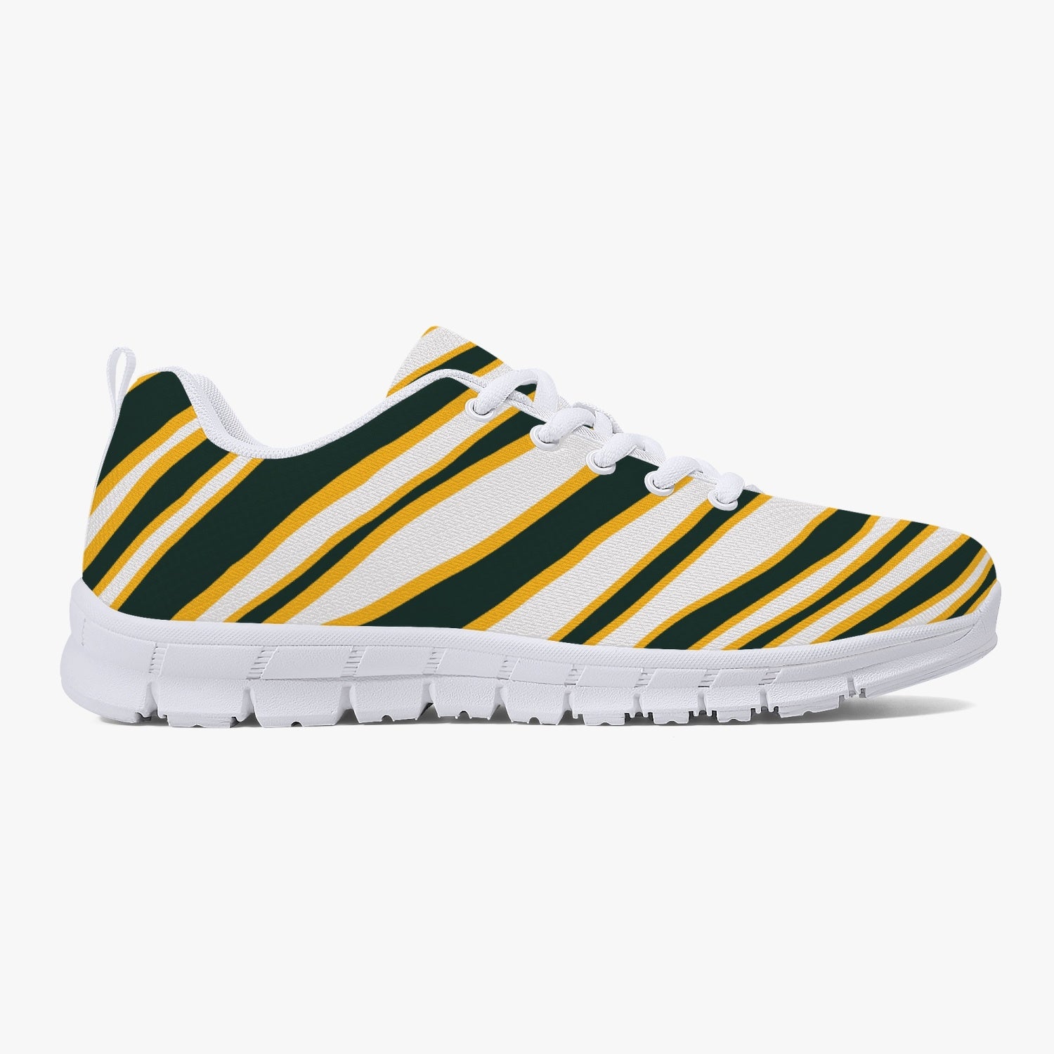 Green Bay Zebra Stripe Sneakers