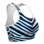 Tennessee Zebra Stripe Sports Bra