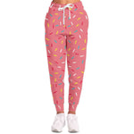 Unisex Pink Donut Pastry Sprinkles Joggers