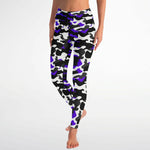 Urban Jungle Purple Camo Leggings