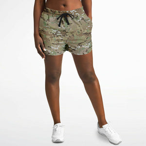 Army OCP Camo Running Shorts