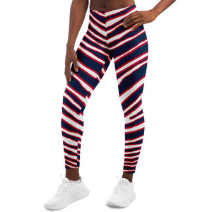 New England Zebra Stripe Leggings