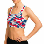 Urban Jungle RWB USA Camo Sports Bra