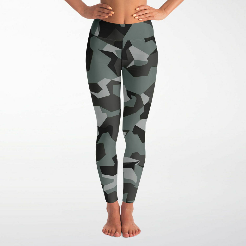 Women's M90 Black Midnight Marauders Modern Soldier Urban Warfare Camouflage High-waisted Yoga Leggings