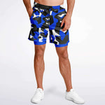 M90 Blue Modern Warfare Camo Shorts