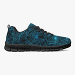 Blue Spider Web Sneakers