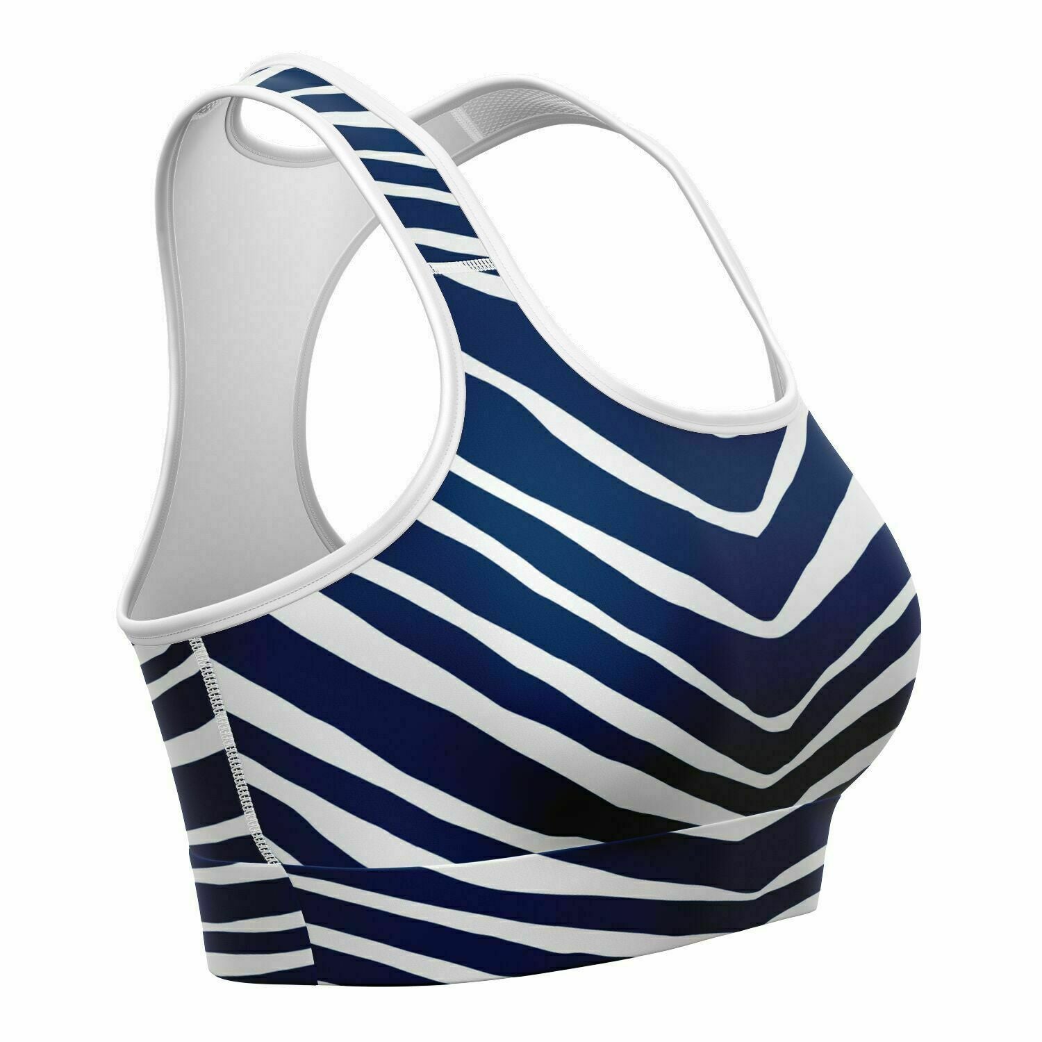 Indianapolis Zebra Stripe Sports Bra