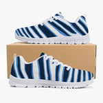Unisex Nashville Tennessee Football Blue Zebra Stripe Animal Pattern Athletic Running Shoes Sneakers