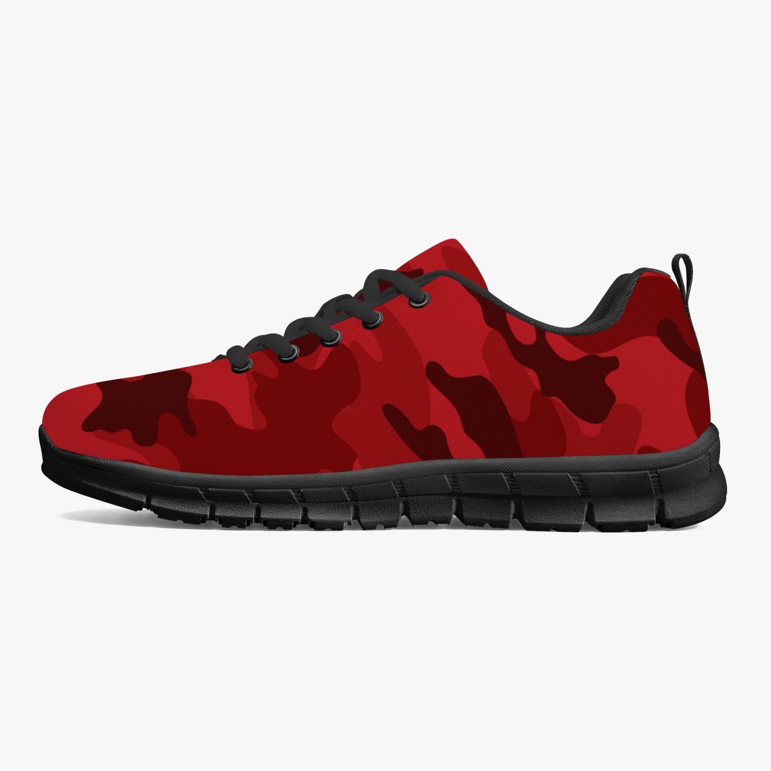 All Red Camo Sneakers