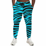 Unisex Wild Blue Bengal Tiger Stripes Animal Pattern Athletic Joggers