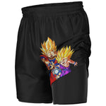 Goku Gohan Father Son Shorts