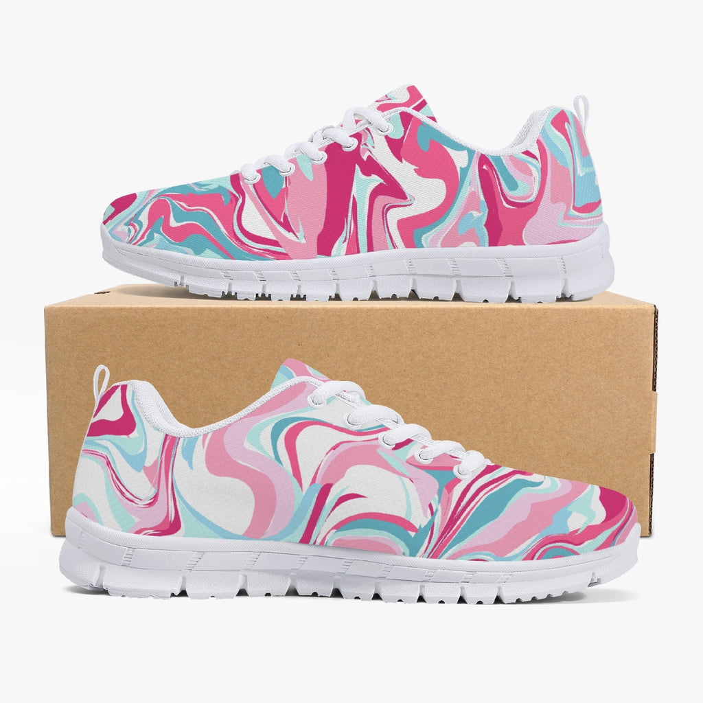 Pink Marble Sneakers