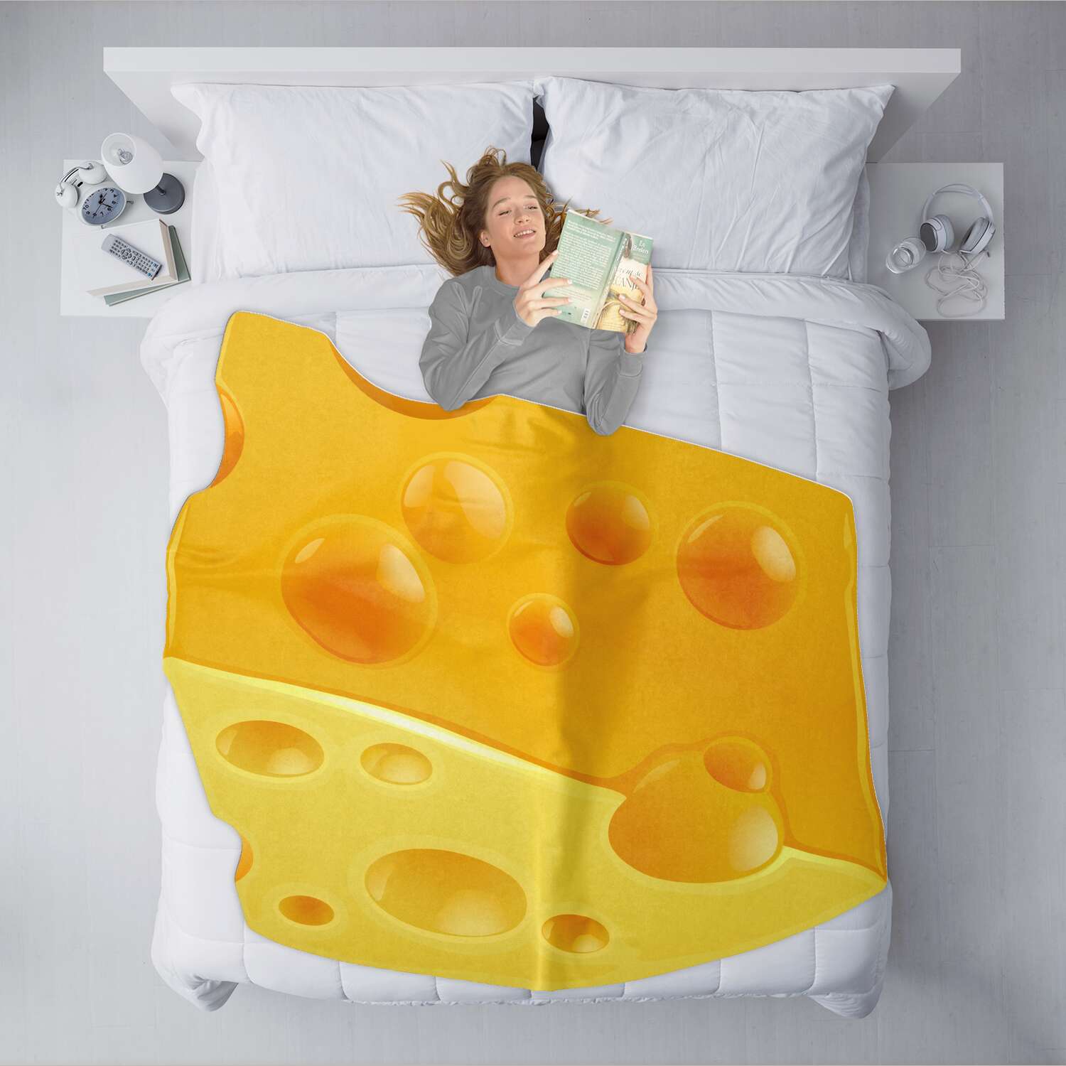 Piece Of Cheese Winter Blanket