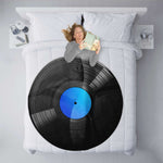 Vinyl Record Micro Winter Blanket