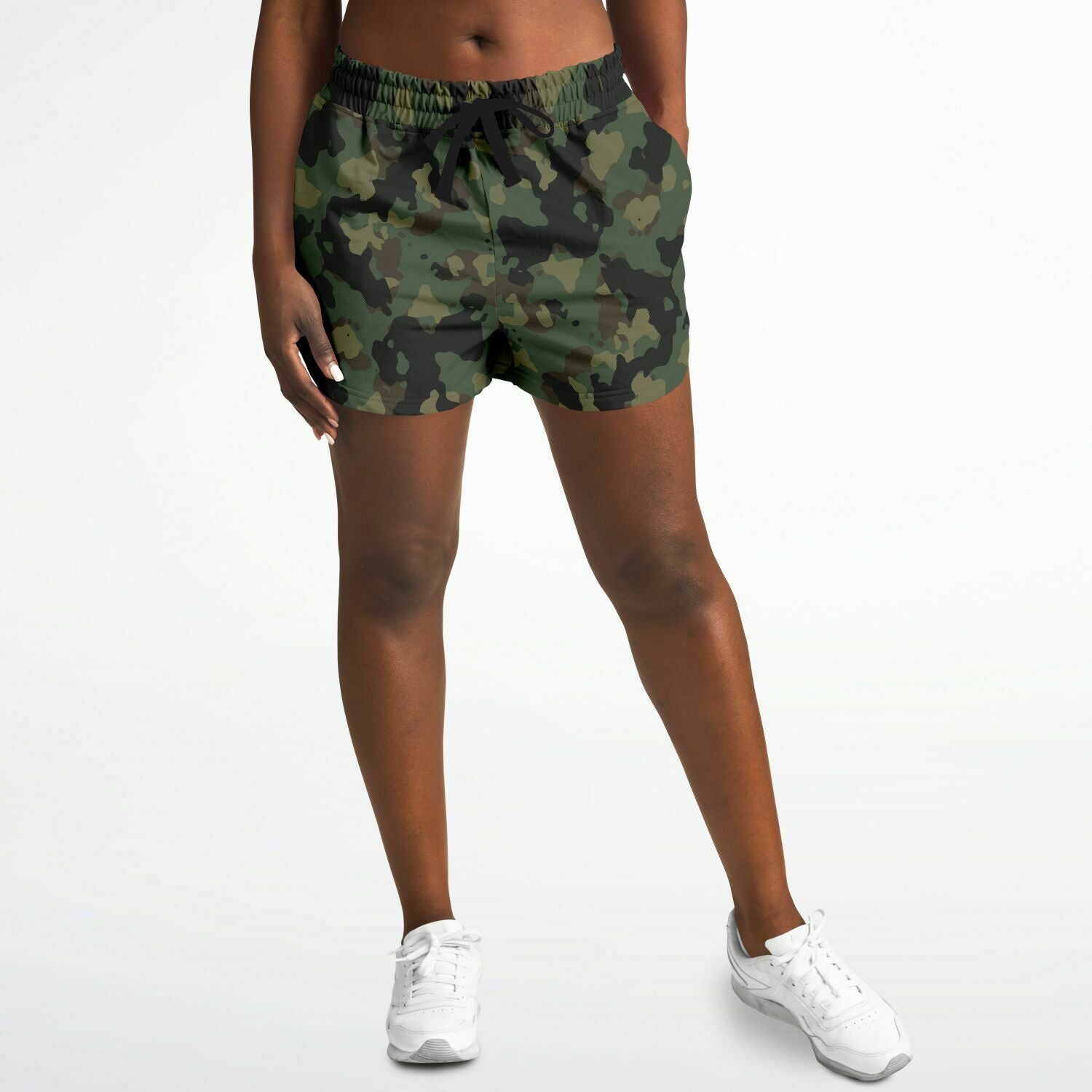 Deep Jungle Camo Running Shorts